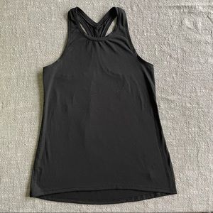 Athleta Racerback Power Up Tank Top Black XXS